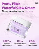 Pretty Filter Waterful Glow Hyaluronic Acid Cream Moisturizer - By Baano