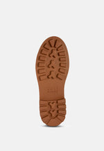 Molsh Faux Leather Ankle Biker Boots