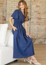 Montie Flutter Sleeve Maxi Dress - Glamourous Grace