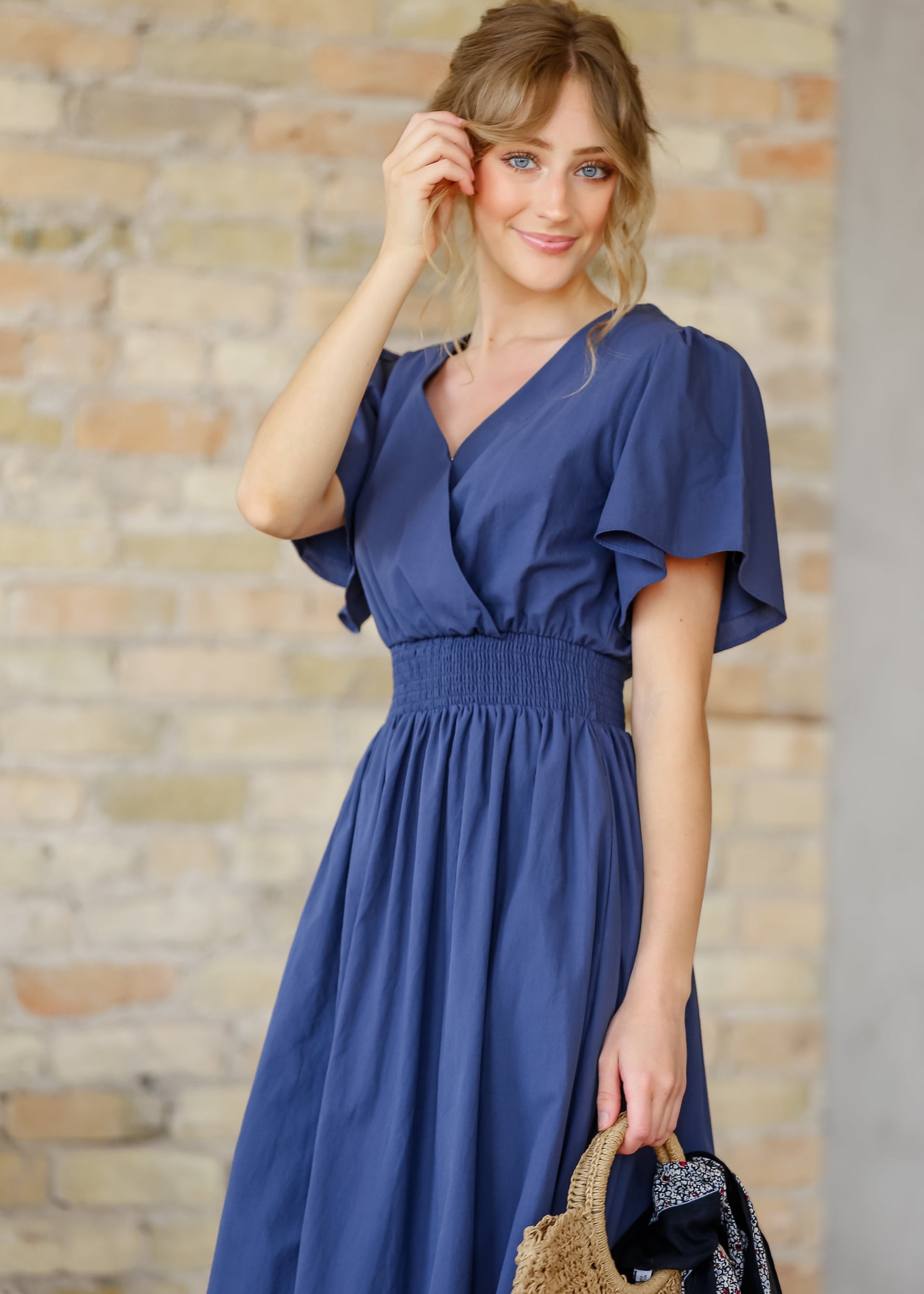 Montie Flutter Sleeve Maxi Dress - Glamourous Grace