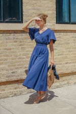 Montie Flutter Sleeve Maxi Dress - Glamourous Grace