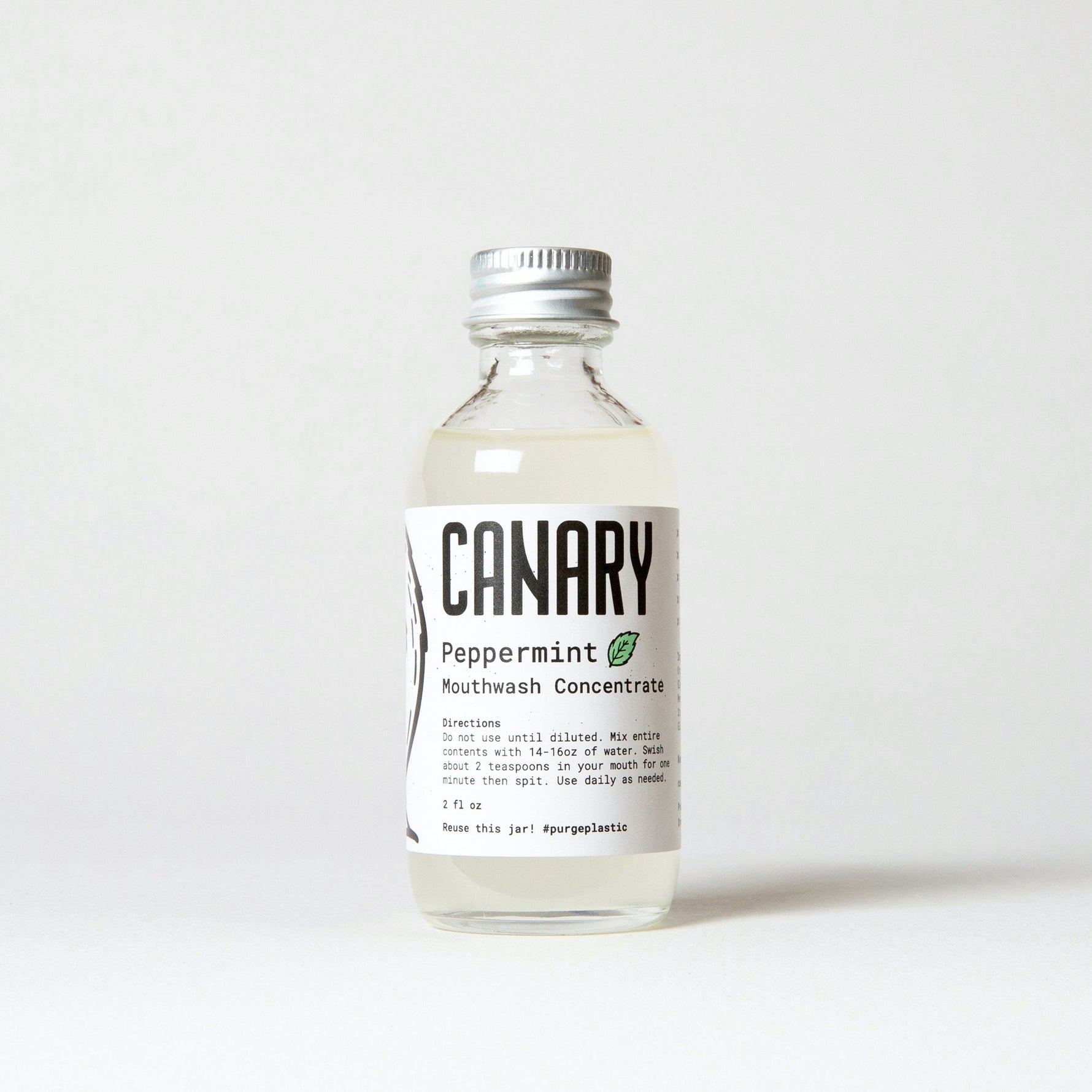 Peppermint Mouthwash Concentrate Canary
