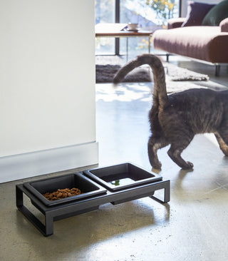 Pet Food Bowl - Steel + Ceramic - By Baano
