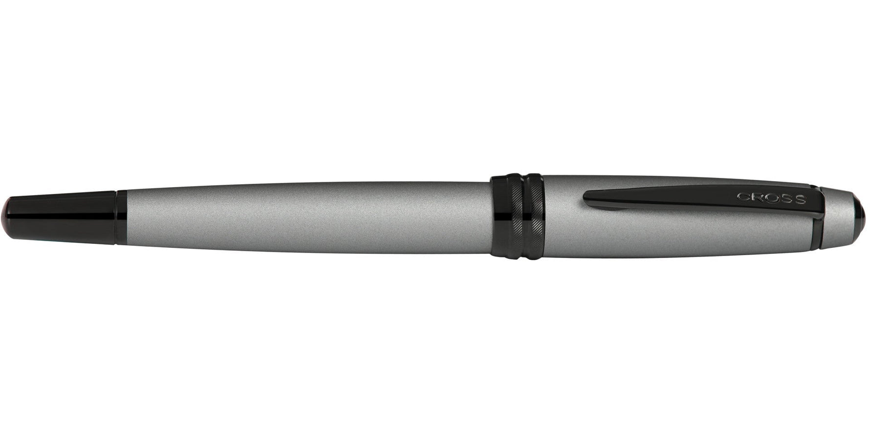 Bailey™ Matte Gray Lacquer Rollerball Pen - By Baano