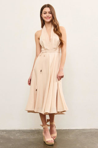Halter Midi Dress