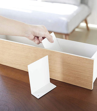 Desk Organizer - Large - Steel + Wood - By Baano