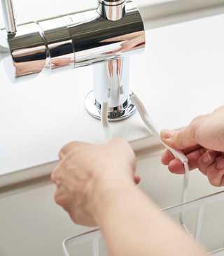 Faucet-Hanging Sponge Caddy - Steel - By Baano
