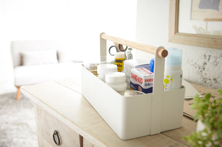 Storage Caddy - Large - Steel + Wood - By Baano