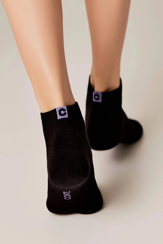 Cotton Ankle Socks Conte Active 571 - Terry Foot - By Baano