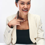 Name Logo Necklace - Sterling Silver