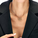 Name Logo Necklace - Sterling Silver