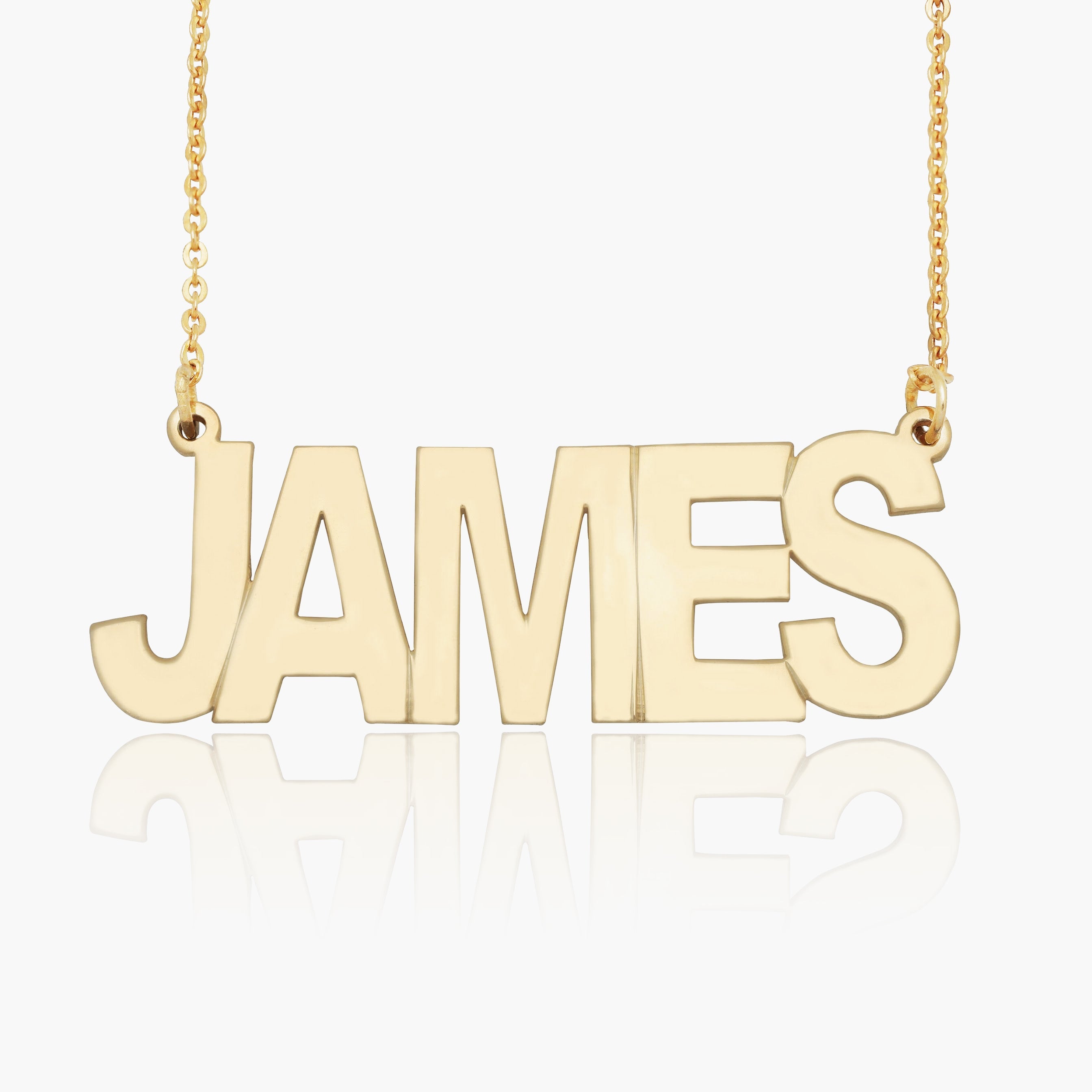 Block Name Necklace