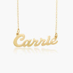 "Carrie" Name Necklace