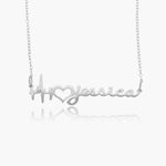 Heartbeat Name Necklace