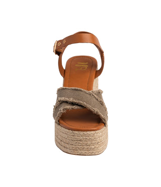 Nana Platform Sandals in Khaki Naughty Monkey