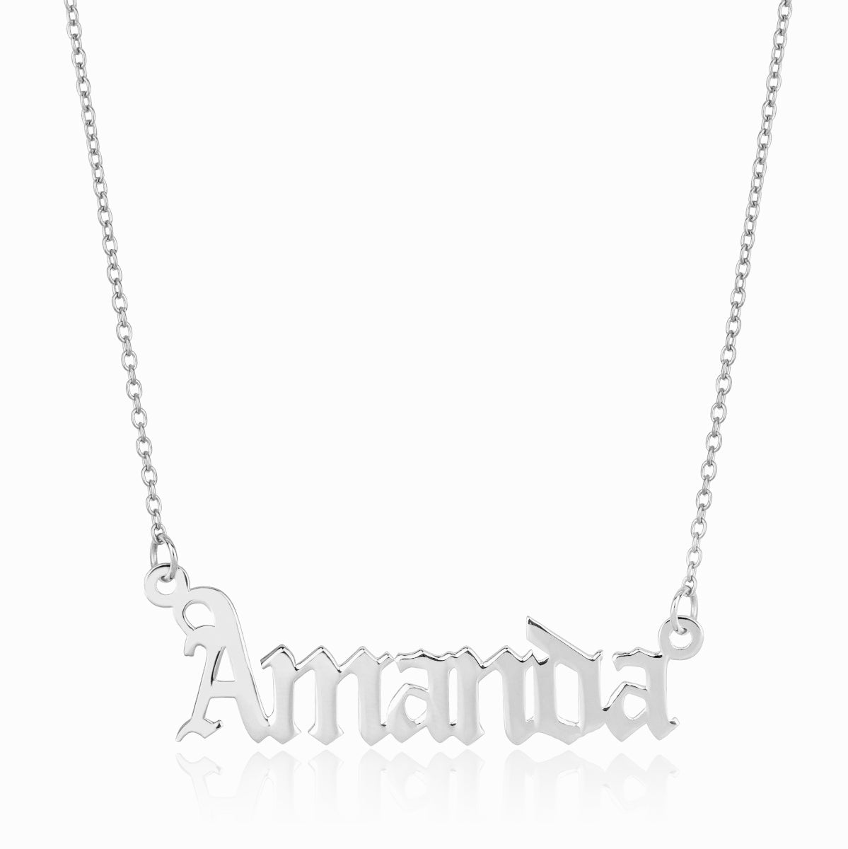 Gothic Name Necklace