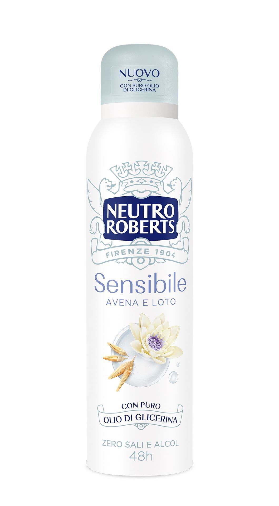 Neutro Roberts Deodorant Sensitive Skin Oats & Lotus Flower Spray 150ml