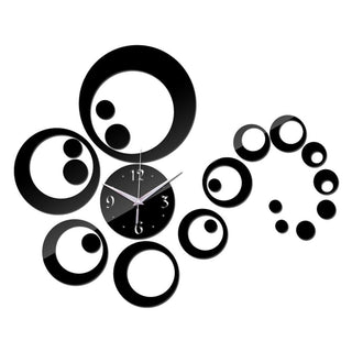 New 3D Acrylic Mirror Home Decoration Wall Clock Acrylic Mute Wall Clock Adjustable Silent Wall Art Clocks Home Decorations for Living Room Bedroom Farmhouse Watch Large Decorative Quartz Living Room Modern Wall sticker Stevvex