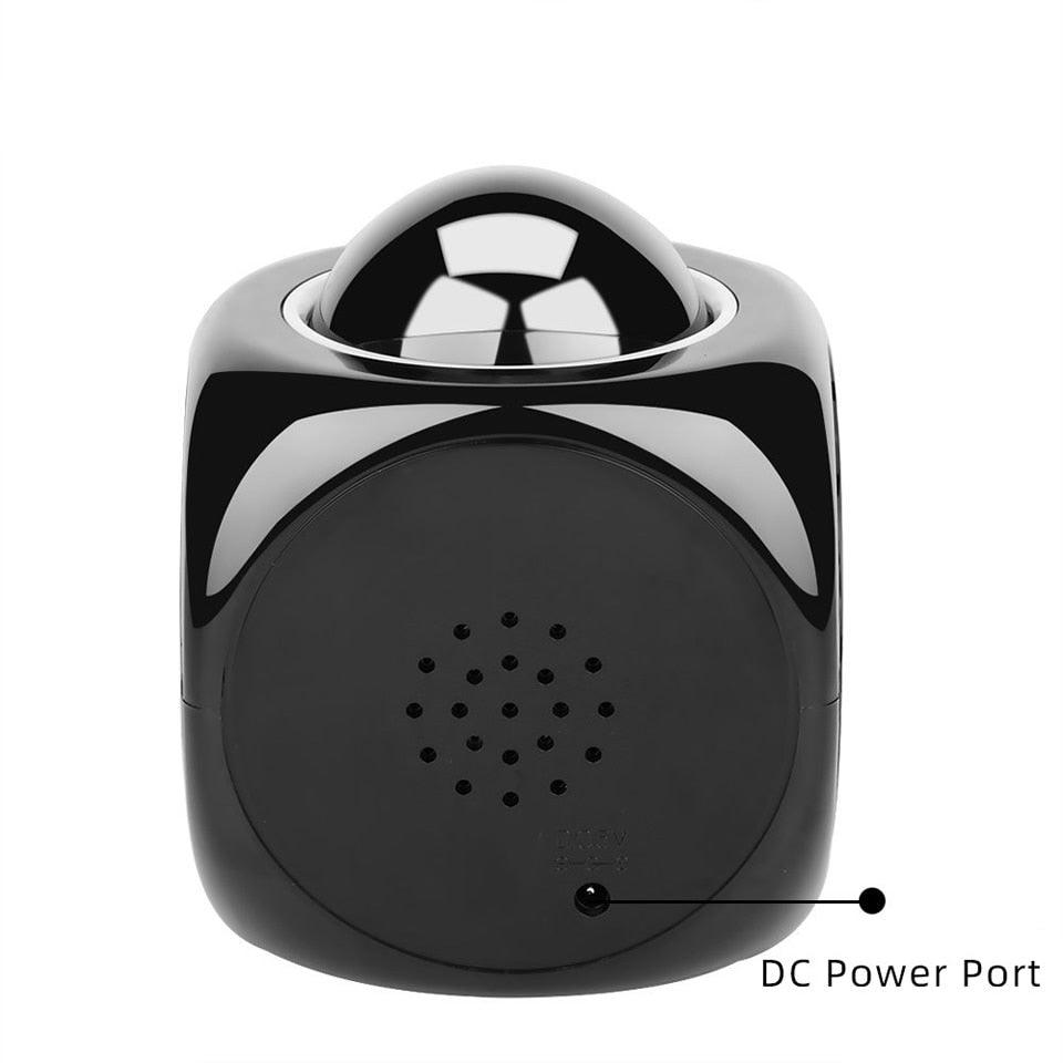 New Creative Attention Projection Digital Weather LCD Snooze Clock Projection Alarm Clock Wake Up Bedroom with Data and Temperature Display Talking Function LED Wall/Ceiling Projection Bell Alarm Display Backlight LED Projector Home Clock Timer Stevvex