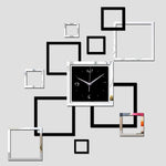 New Large Wall Clock Modern Design Acrylic Mirror Quartz Watch Stickers Clocks Home Decoration Watch Wall Clock Quartz Acrylic Mirror Stickers Home Decor 3D Clocks Stevvex