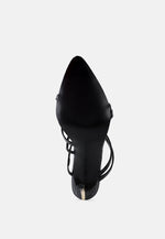 New Affair Croc Strappy High Heel Sandals