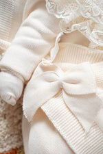 Eva Cream Newborn Knitwear Coming Home Set (5 pcs) - By Baano
