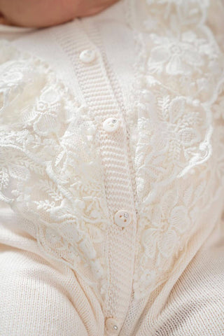 Eva Cream Newborn Knitwear Coming Home Set (5 pcs)