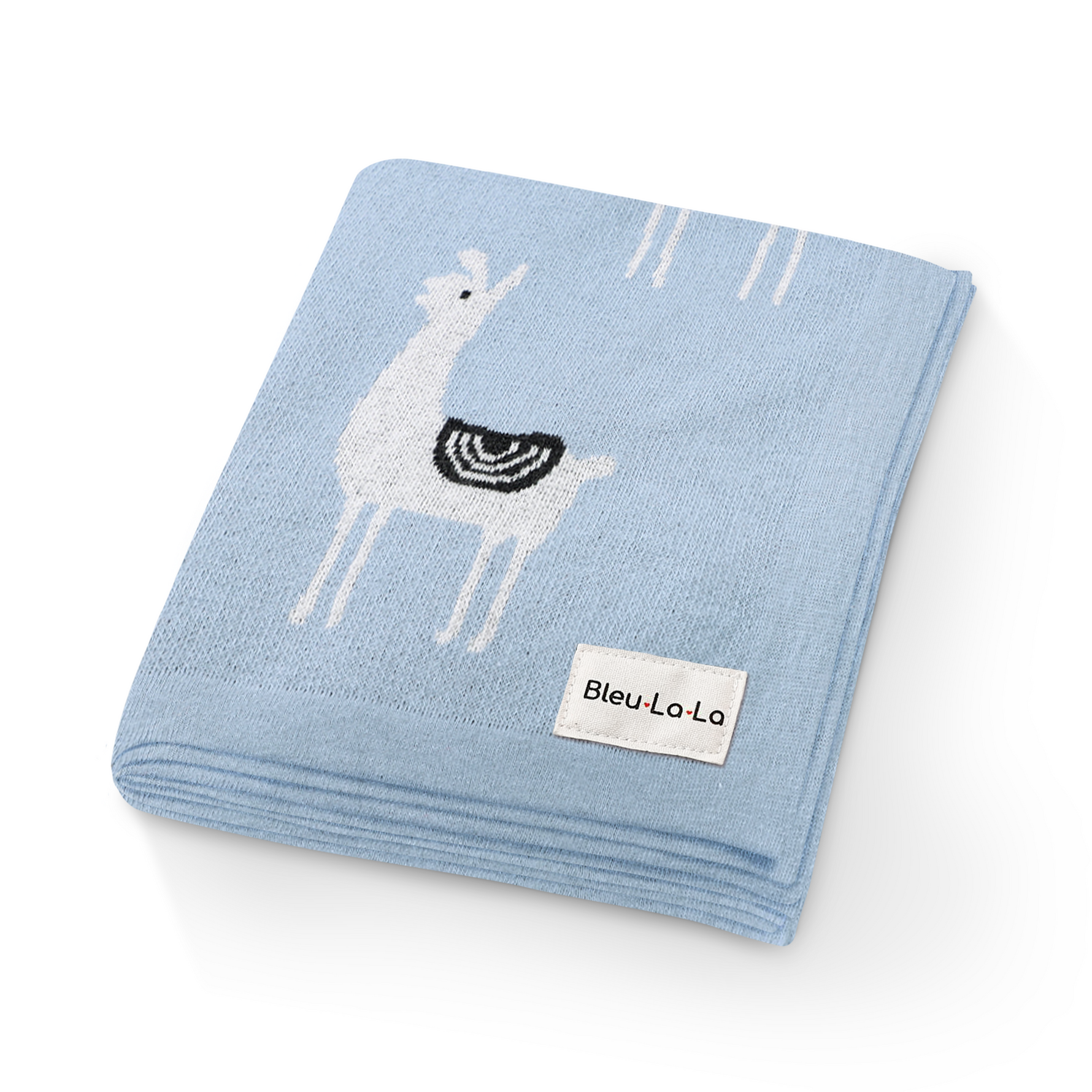 Luxury Knit Llama Swaddle Baby Blanket - By Baano