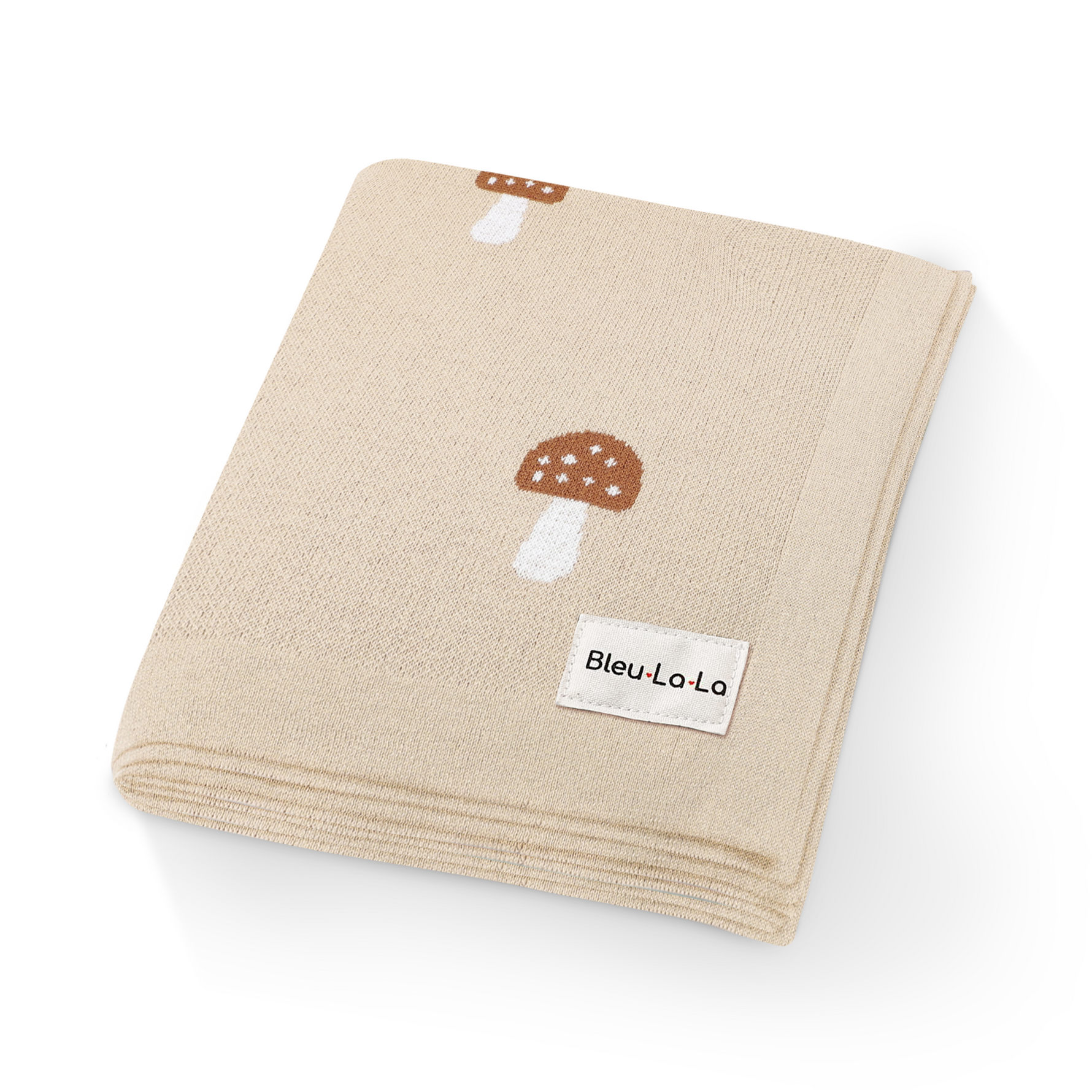 Luxury Knit Mushroom Swaddle Baby Blanket - By Baano