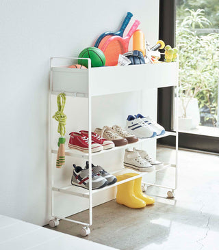 Entryway Storage Cart (29.33" H)  - Steel - By Baano