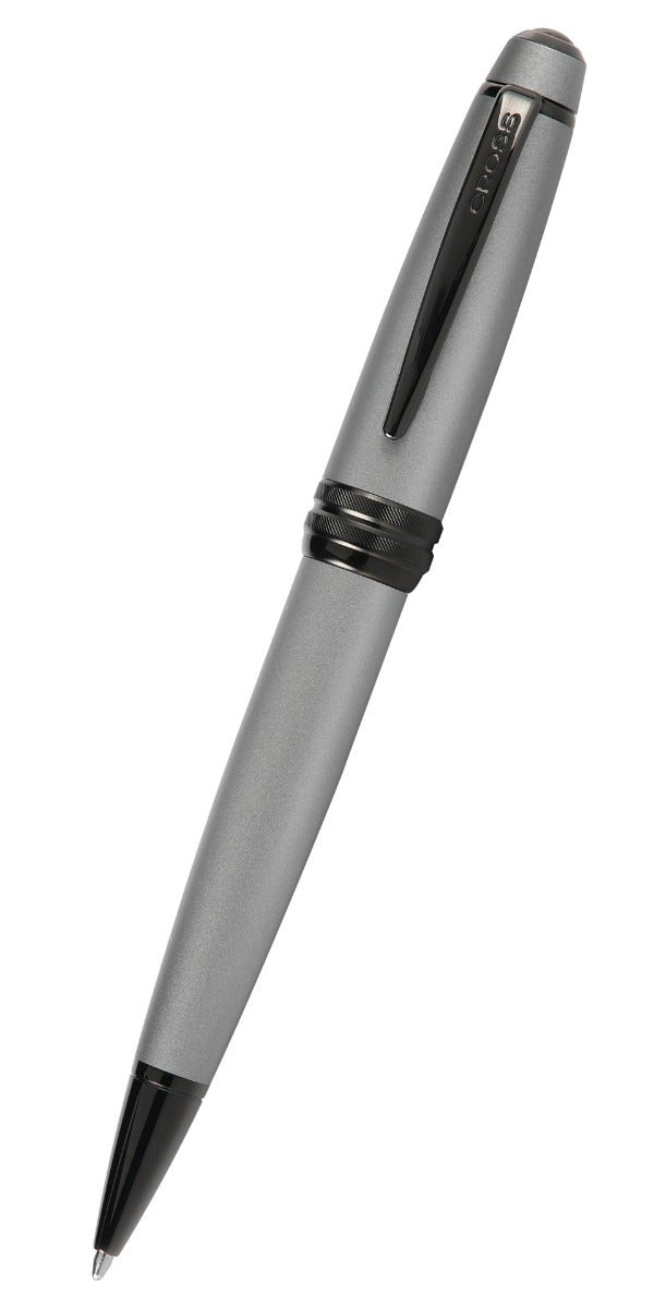 Bailey™ Matte Gray Lacquer Ballpoint Pen - By Baano