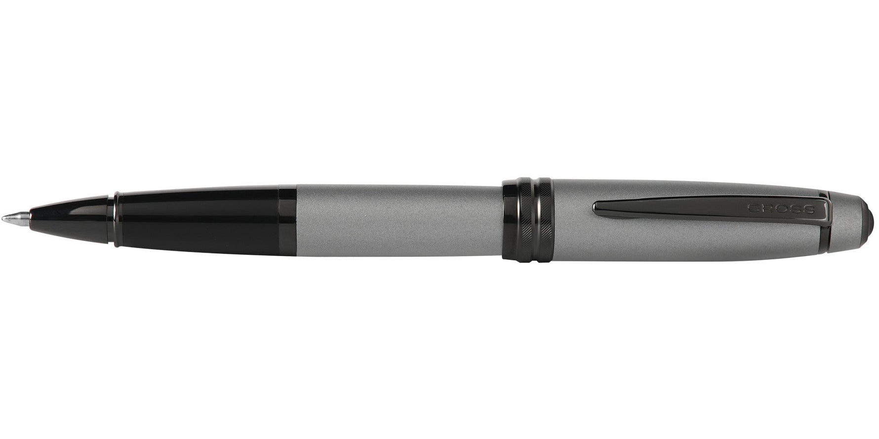 Bailey™ Matte Gray Lacquer Rollerball Pen - By Baano