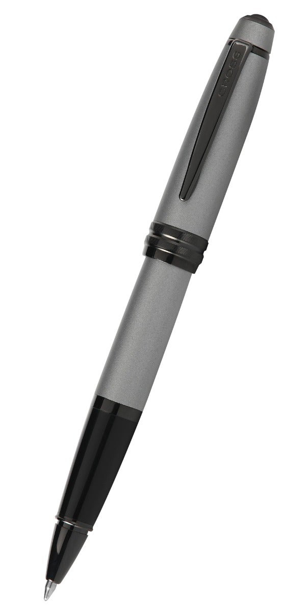 Bailey™ Matte Gray Lacquer Rollerball Pen - By Baano