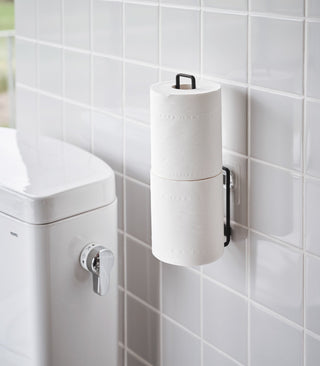 Traceless Adhesive Toilet Paper Holder - Steel - By Baano