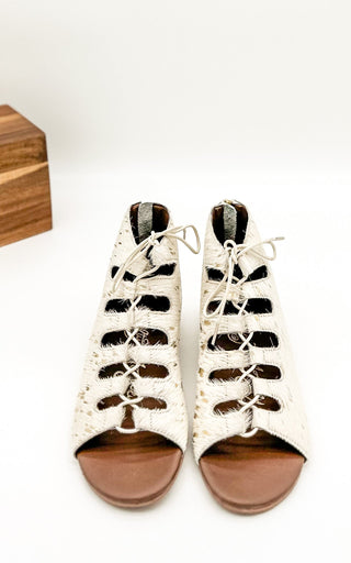 Nola Sandals in Gold Naughty Monkey