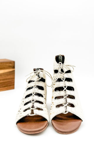 Nola Sandals in Gold Naughty Monkey