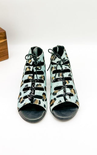 Nola Sandals in Teal Naughty Monkey