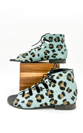 Nola Sandals in Teal Naughty Monkey