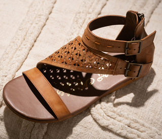 Nora Sandals in Tan Naughty Monkey