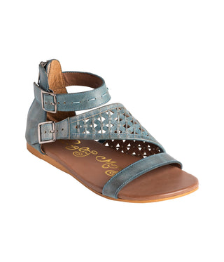 Nora Sandals in Teal Naughty Monkey