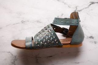 Nora Sandals in Teal Naughty Monkey