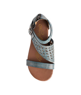 Nora Sandals in Teal Naughty Monkey