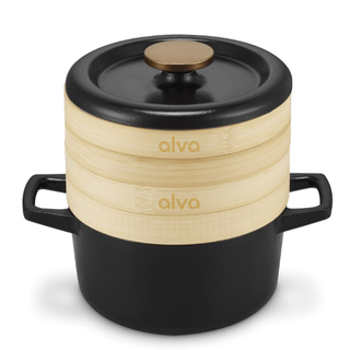 Nori Cast Iron Cocotte with Steamer Inserts - By Baano