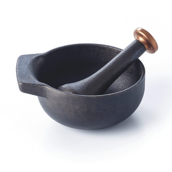 Nori Cast Iron Mortar & Pestle Set - By Baano