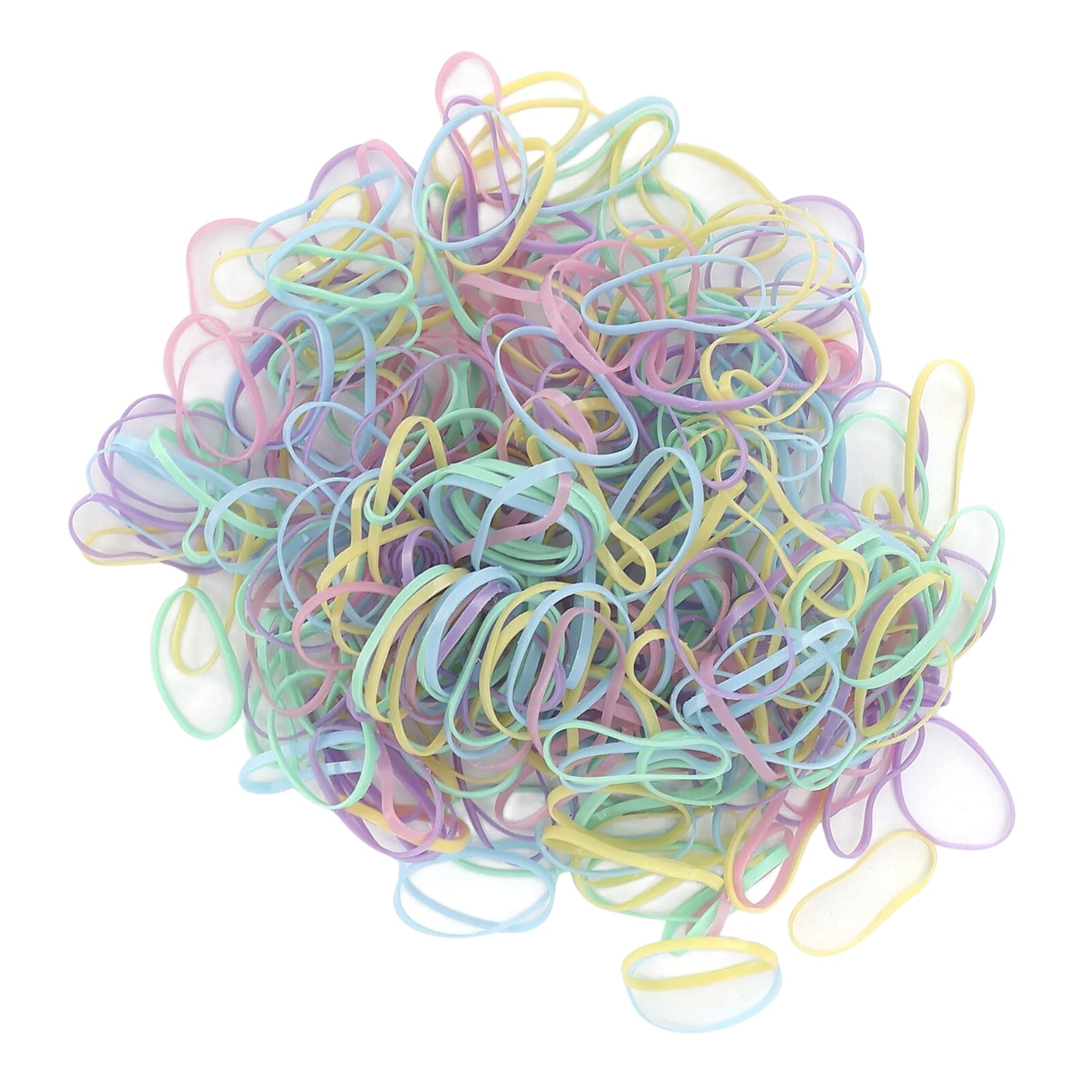 No Snag Hair Ties /  Elastics - 200pc (3 Pack)