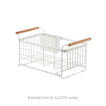 Over-the-Sink Dish Rack - Steel + Wood - By Baano