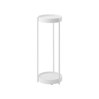 Two-Tier Rolling Plant Stand (28" H)  - Steel - By Baano