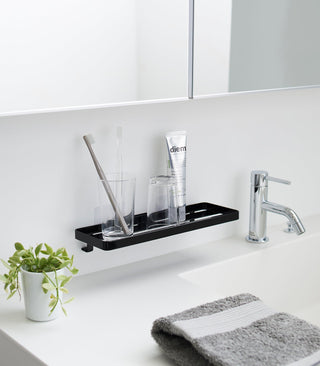 Traceless Adhesive Floating Tray - Steel - By Baano