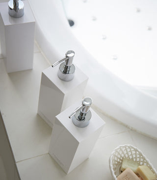 Square Dispenser Bundle - Shampoo, Conditioner, and Body Soap - By Baano