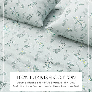 Turkish Cotton Flannel Sheet - Belle Collection